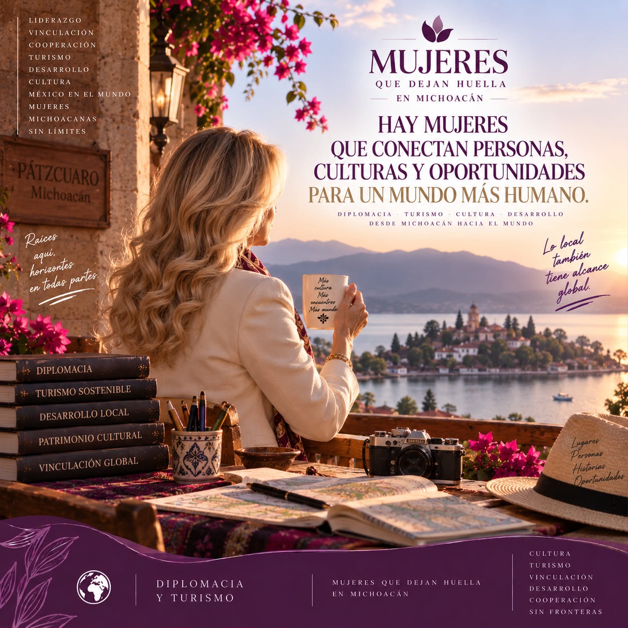 Diplomacia y Turismo · Mujeres que dejan Huella en Michoacán