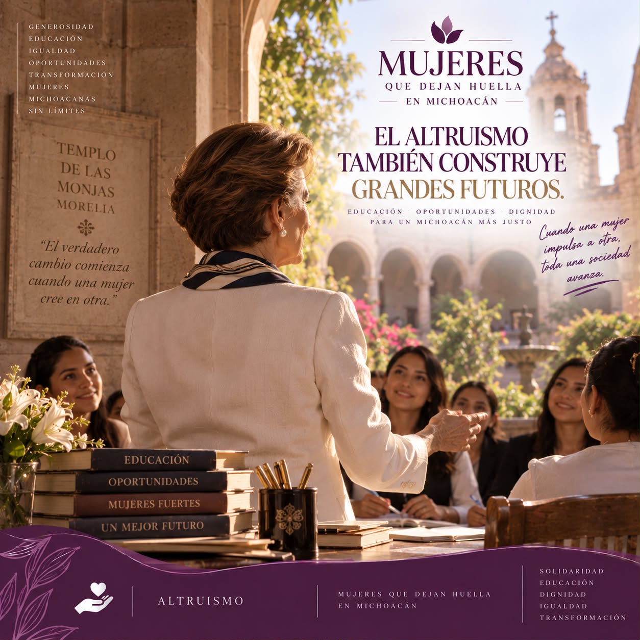 Altruismo · Mujeres que dejan Huella en Michoacán