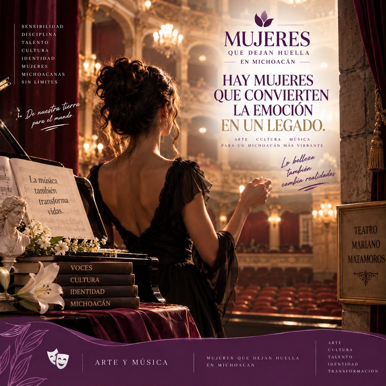 Arte y Música · Mujeres que dejan Huella en Michoacán